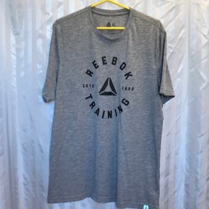 Reebok Men’s size XL short sleeve tee shirt gray